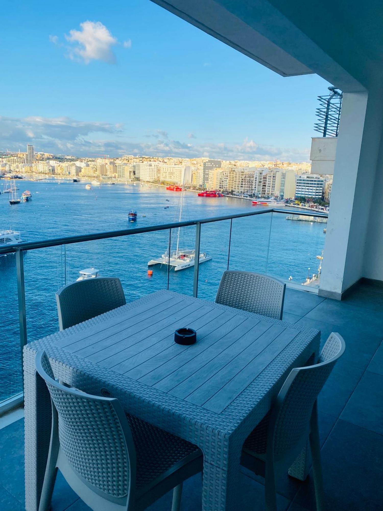Sliema Seaview & Seafront- Apt 9, 49 Tigne Point Mansions Exteriör bild